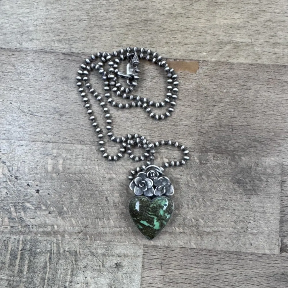 Flora Heart Necklace
