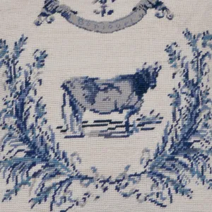 French Country Needlepoint Pillow