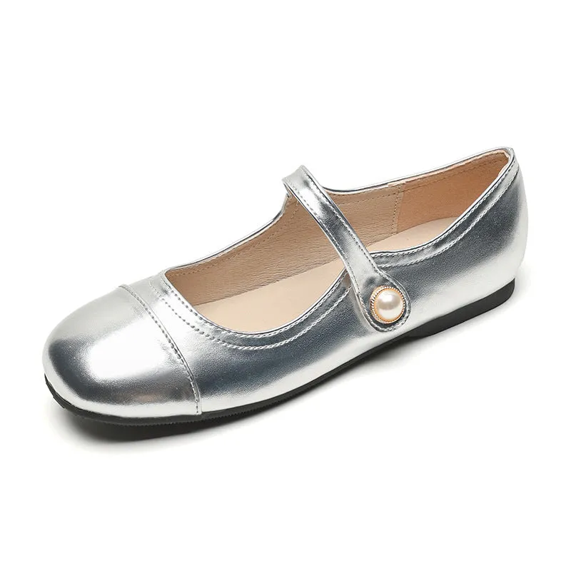French Style Mary Jane Shoes Women's Flat Soft Sole Shoes