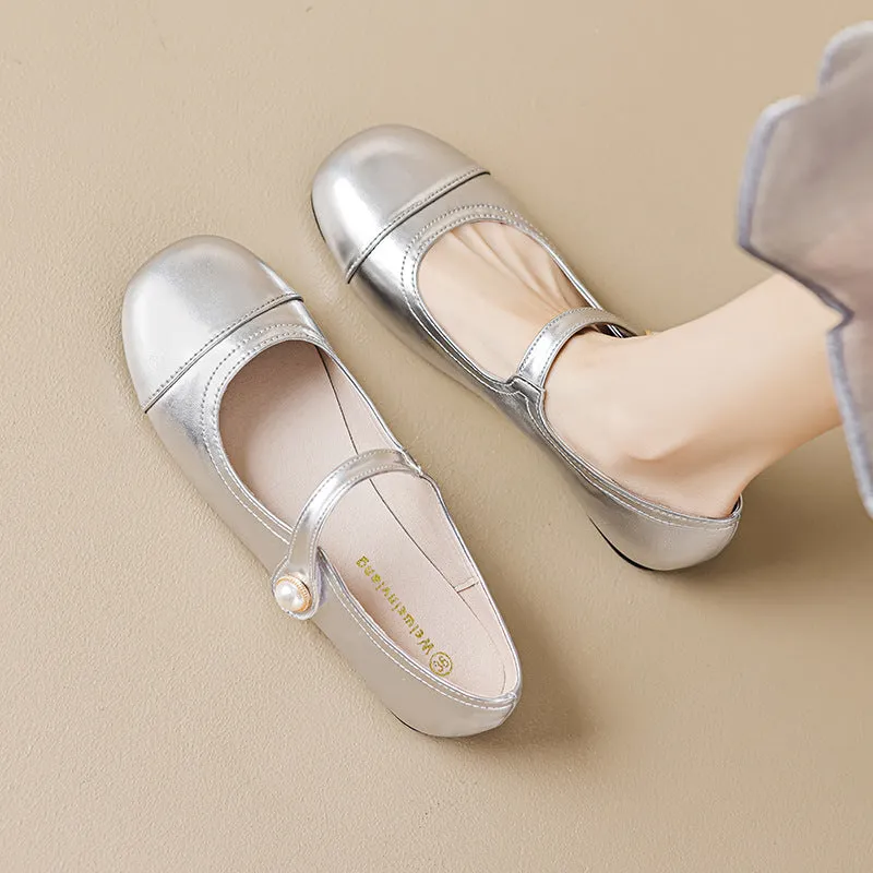 French Style Mary Jane Shoes Women's Flat Soft Sole Shoes