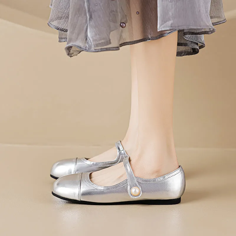 French Style Mary Jane Shoes Women's Flat Soft Sole Shoes