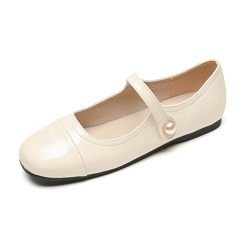 French Style Mary Jane Shoes Women's Flat Soft Sole Shoes