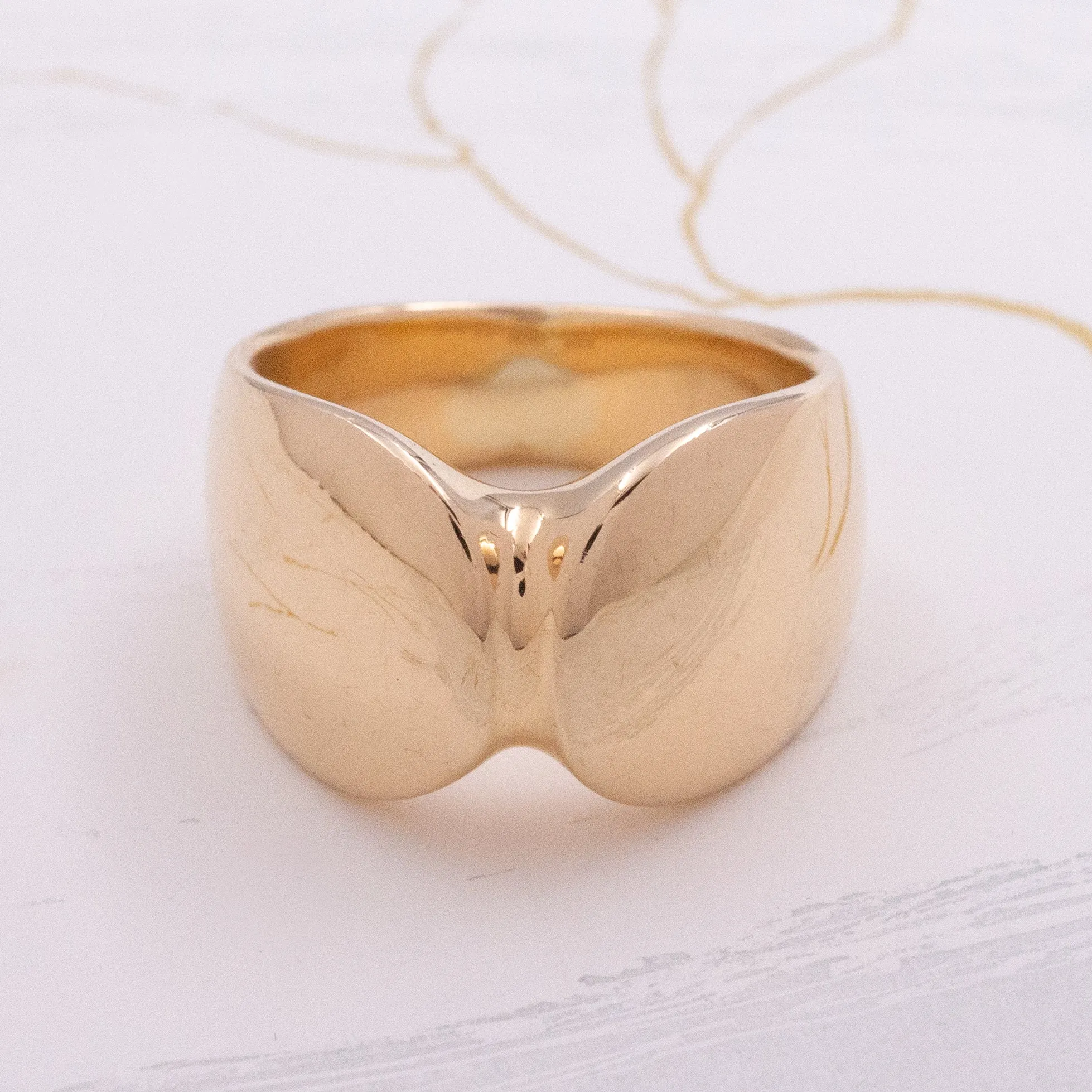 Georg Jensen Solid 18 Karat Ring C. 1950s