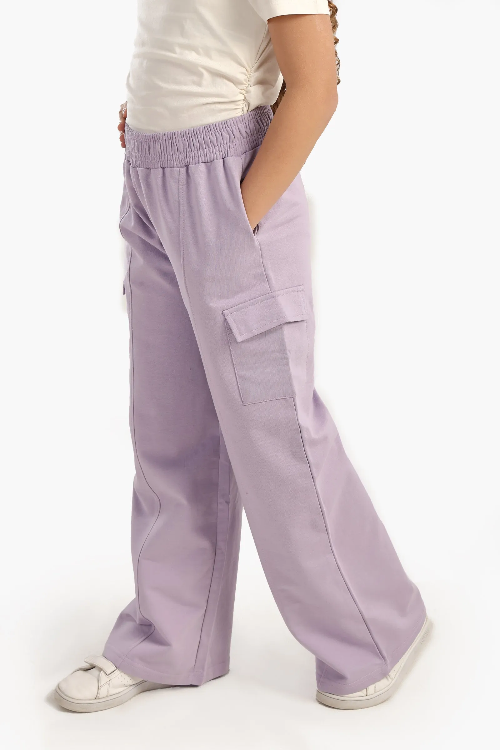 Girly Wide-Leg Cargo Pants