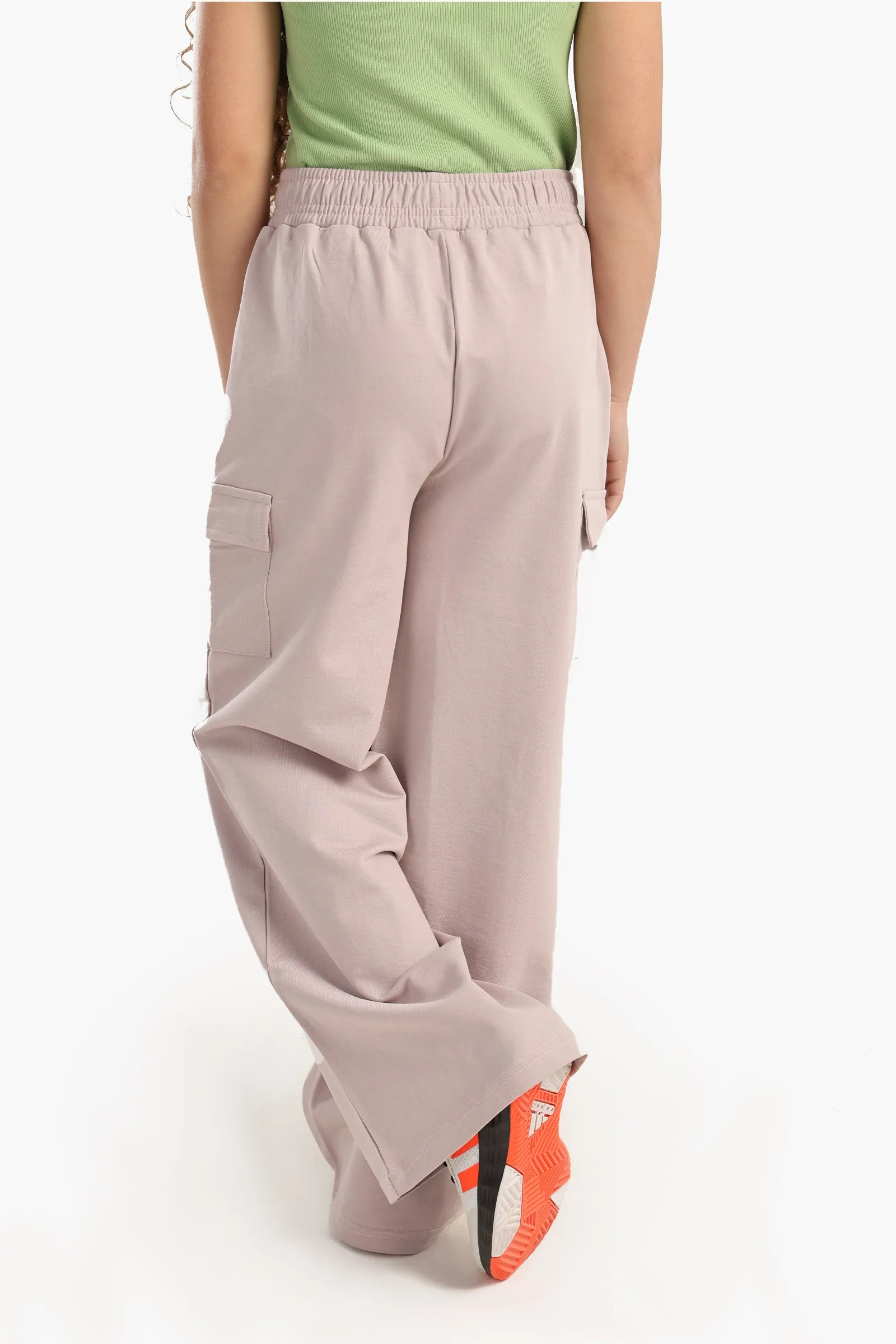 Girly Wide-Leg Cargo Pants