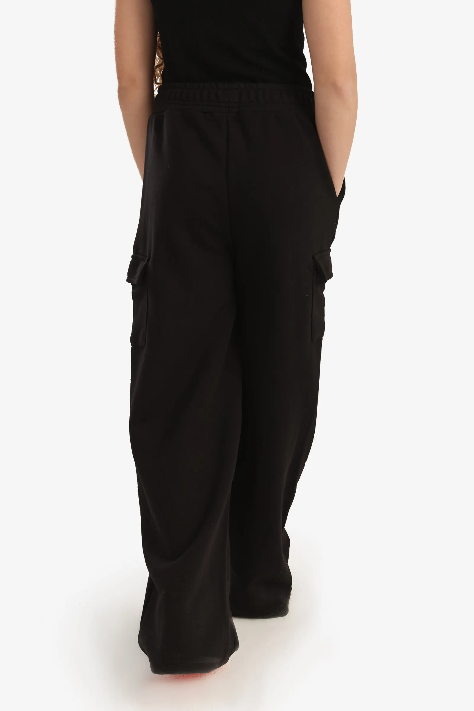 Girly Wide-Leg Cargo Pants