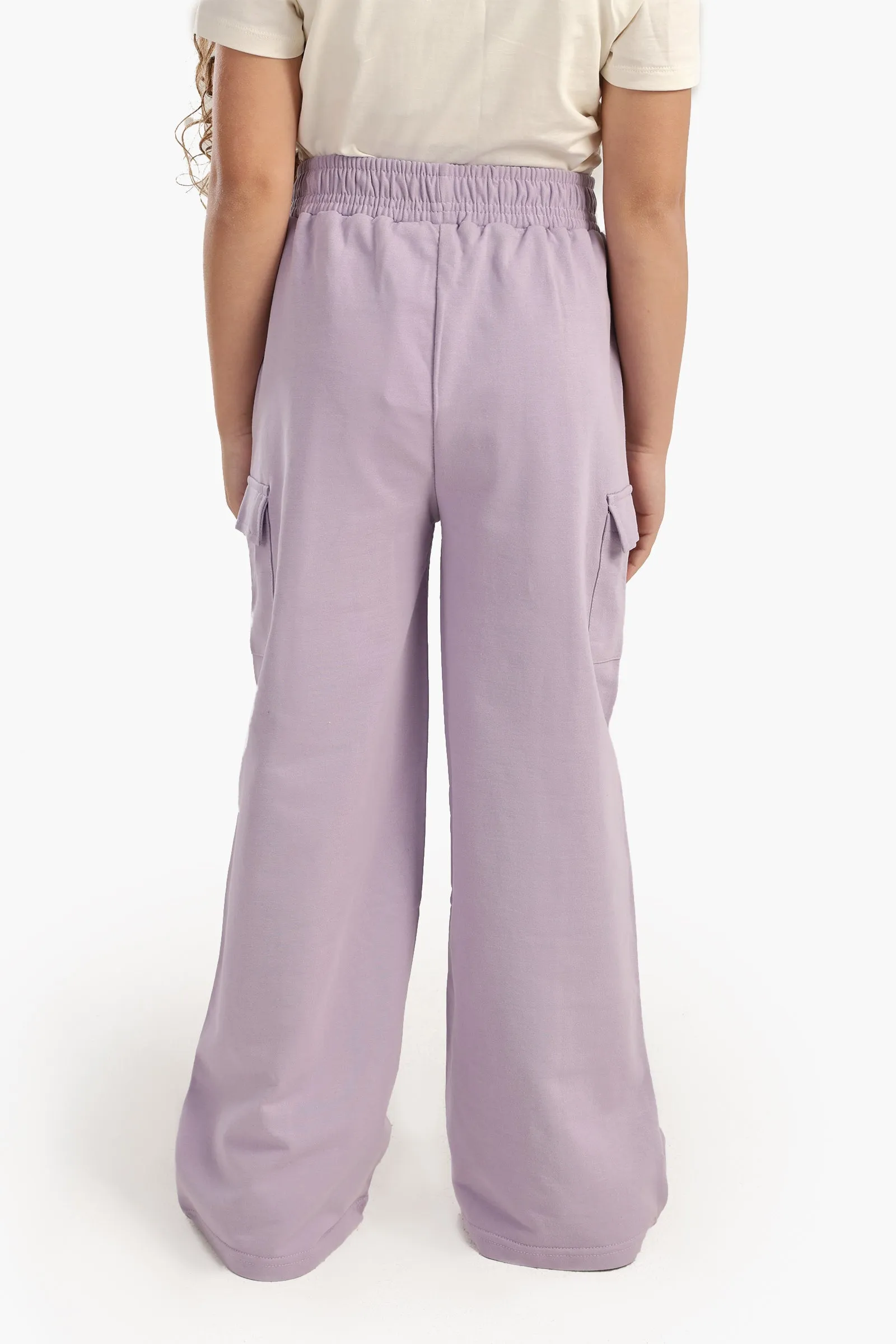 Girly Wide-Leg Cargo Pants