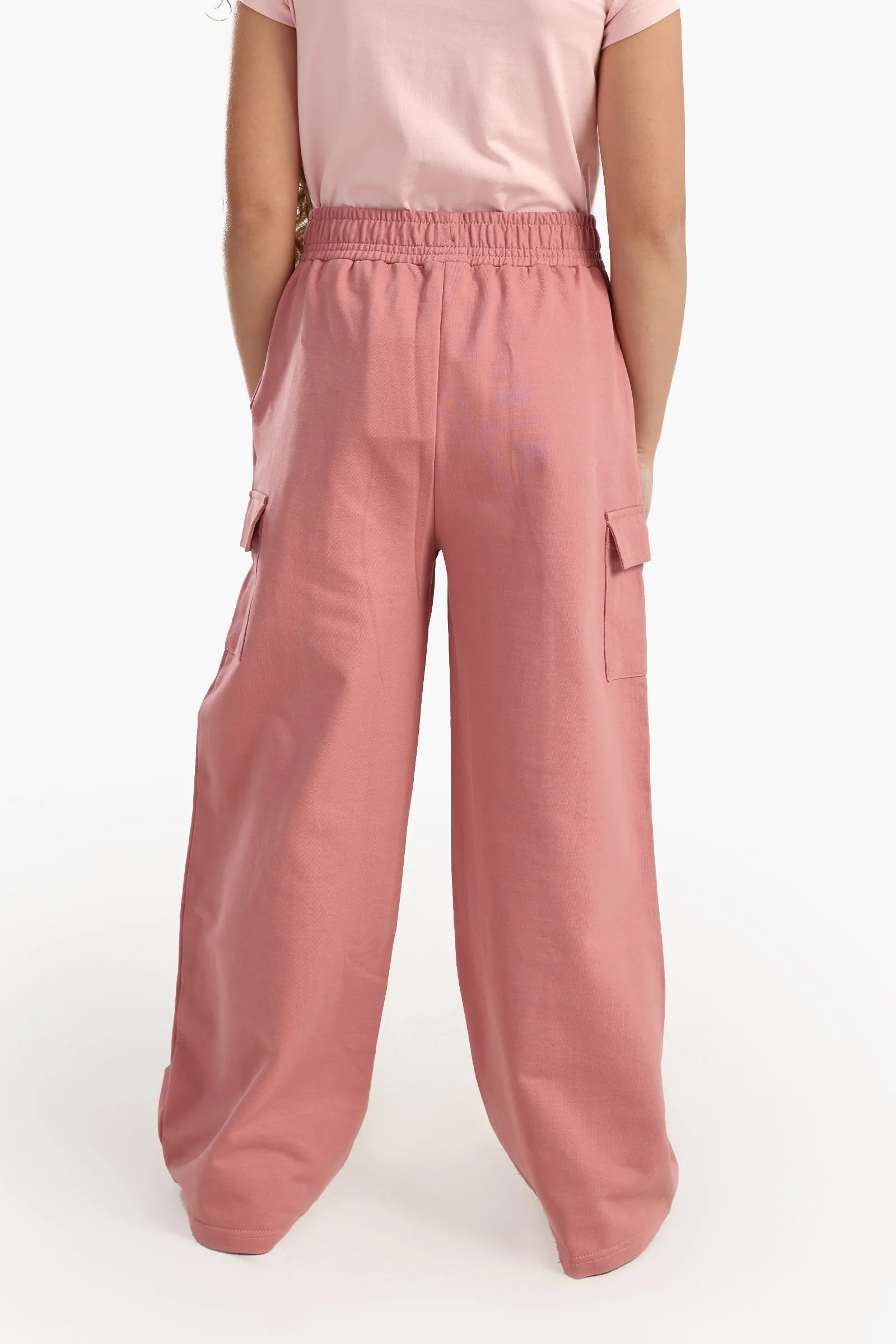 Girly Wide-Leg Cargo Pants