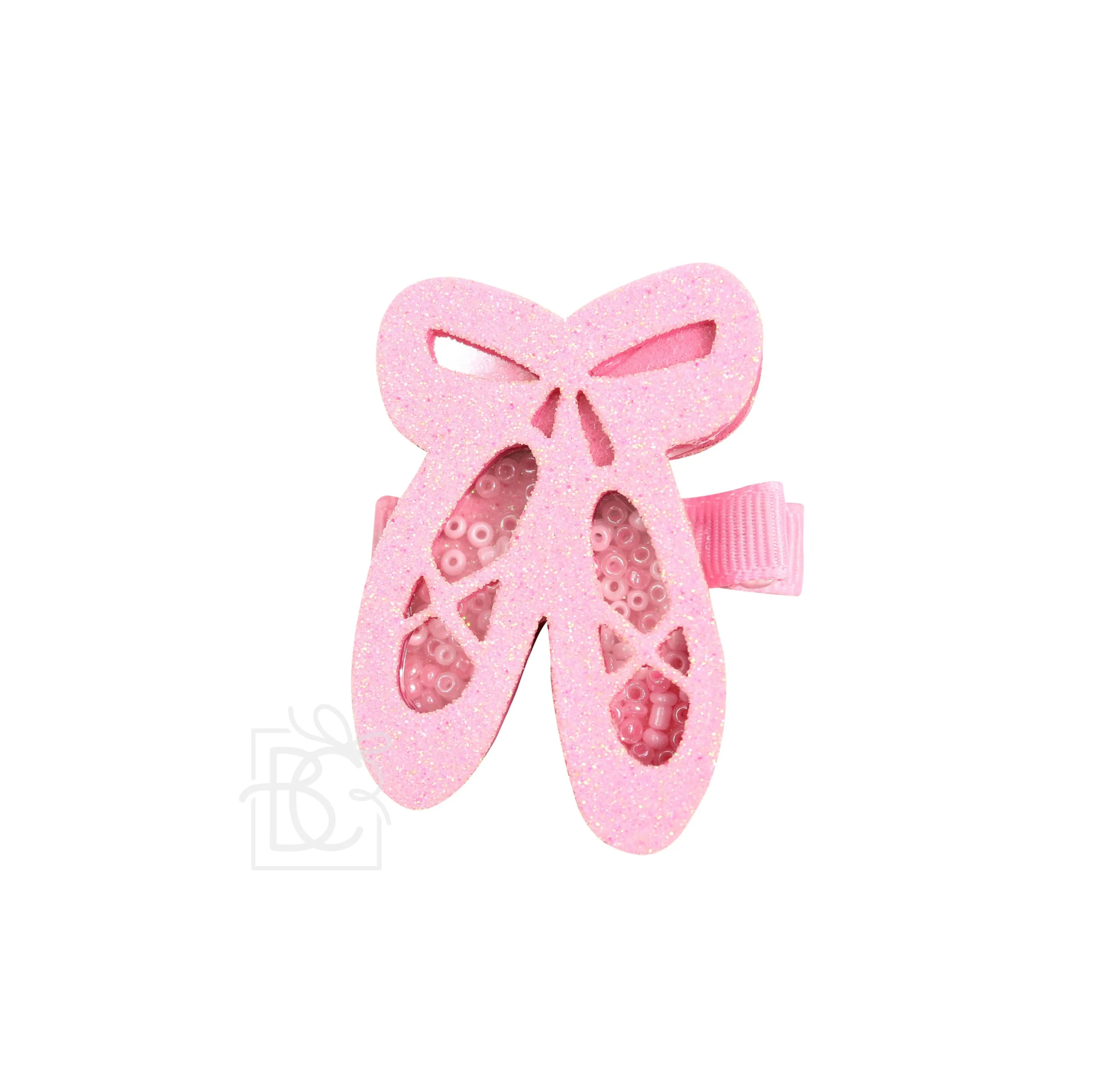 Glitter Ballet Shoes on Pinch Clip