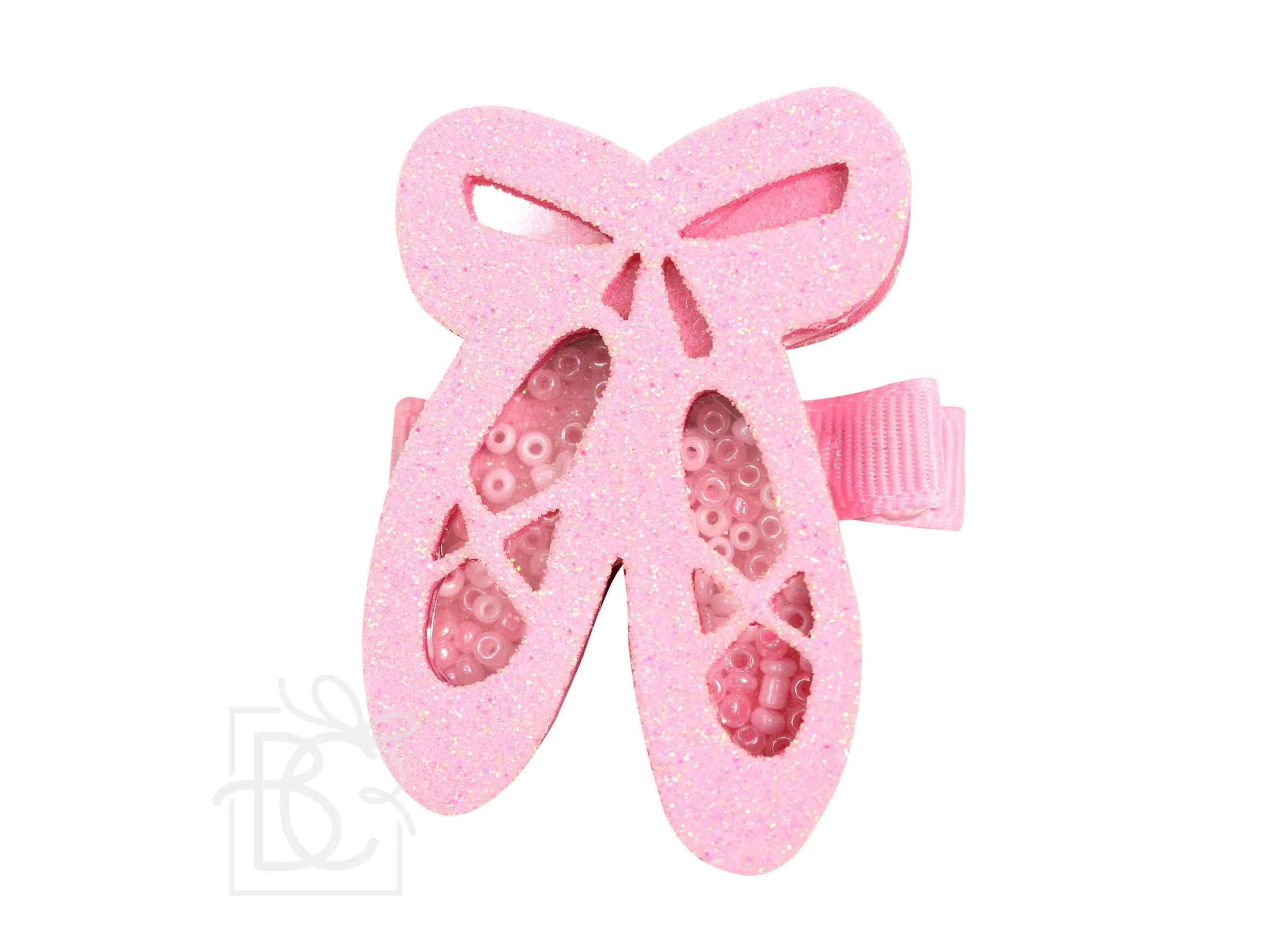 Glitter Ballet Shoes on Pinch Clip