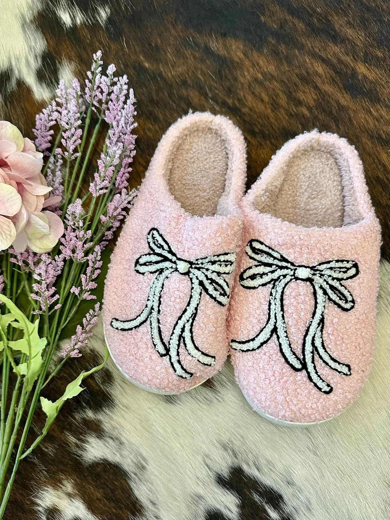 Good Girl Bow House Slippers