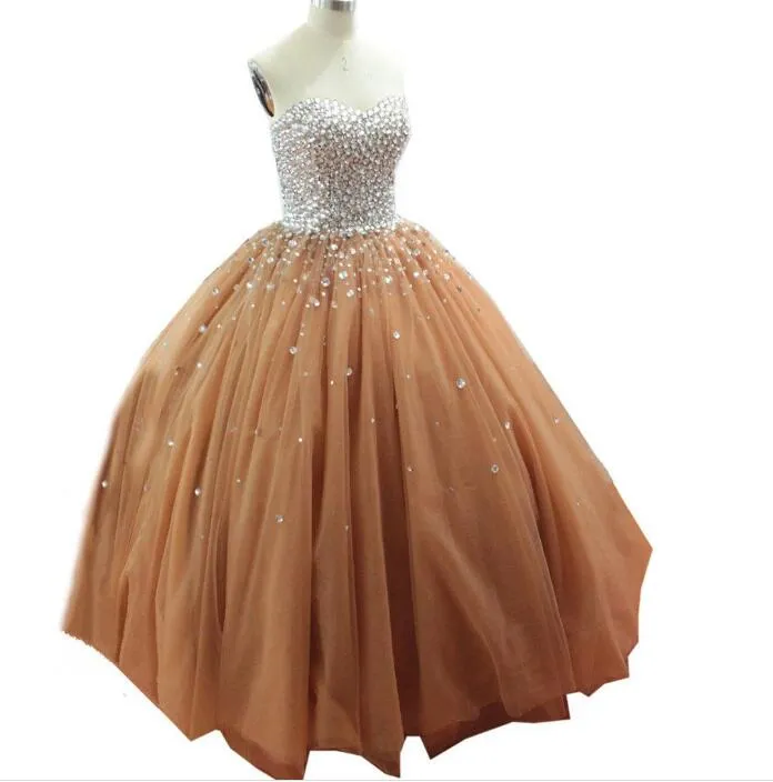 Gorgeous Ball Gown Party Dress,Sparkle Prom Dress