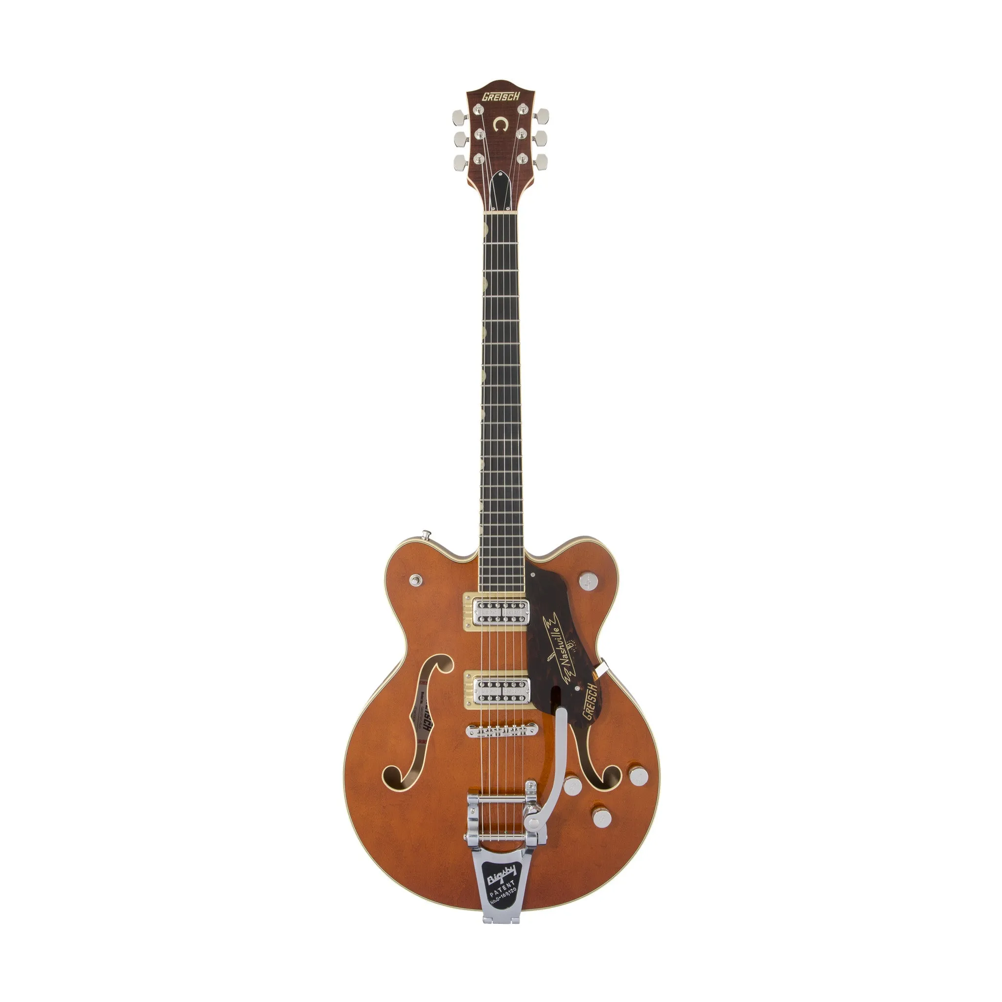 Gretsch G6620T Players Edition Nashville Centre Block Double-Cut Guitar w/String-Thru Bigsby, Round-Up Orange