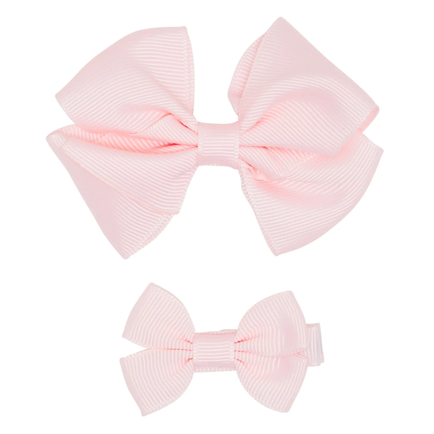 Grosgrain Bow Set in Pink
