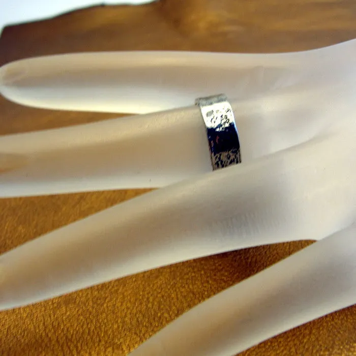 Hadar Designers Blue Opal Ring size 6.5, 7 Sterling 925 Silver Handmade () LAST