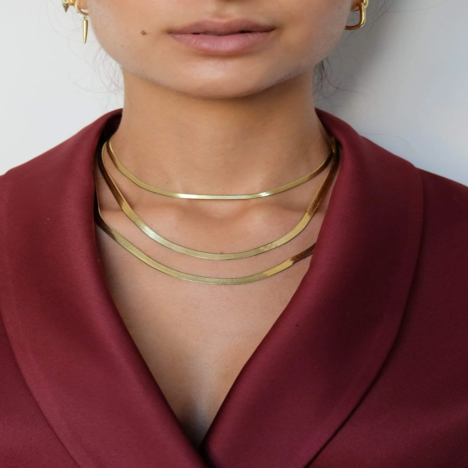 Harper Herringbone Necklace