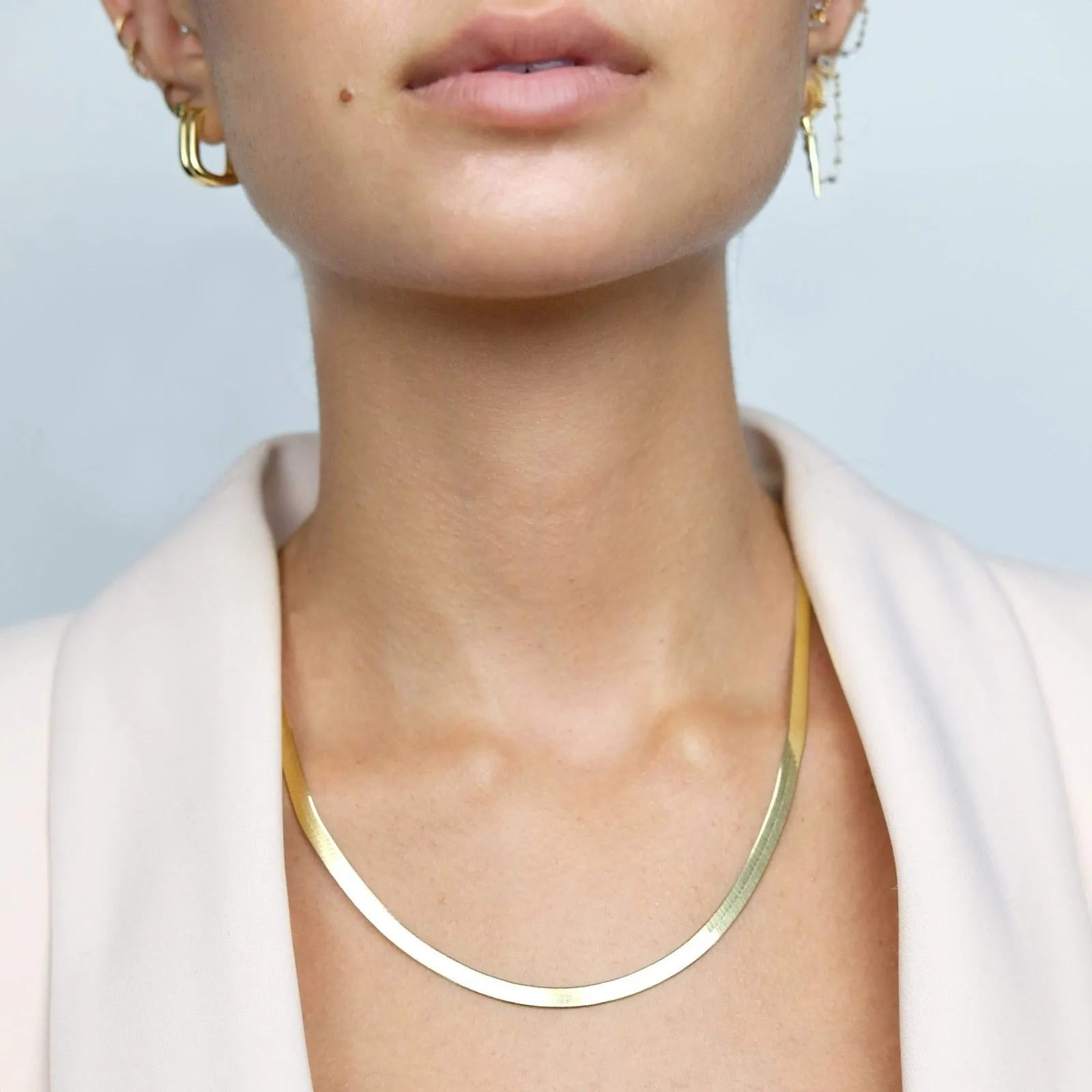 Harper Herringbone Necklace