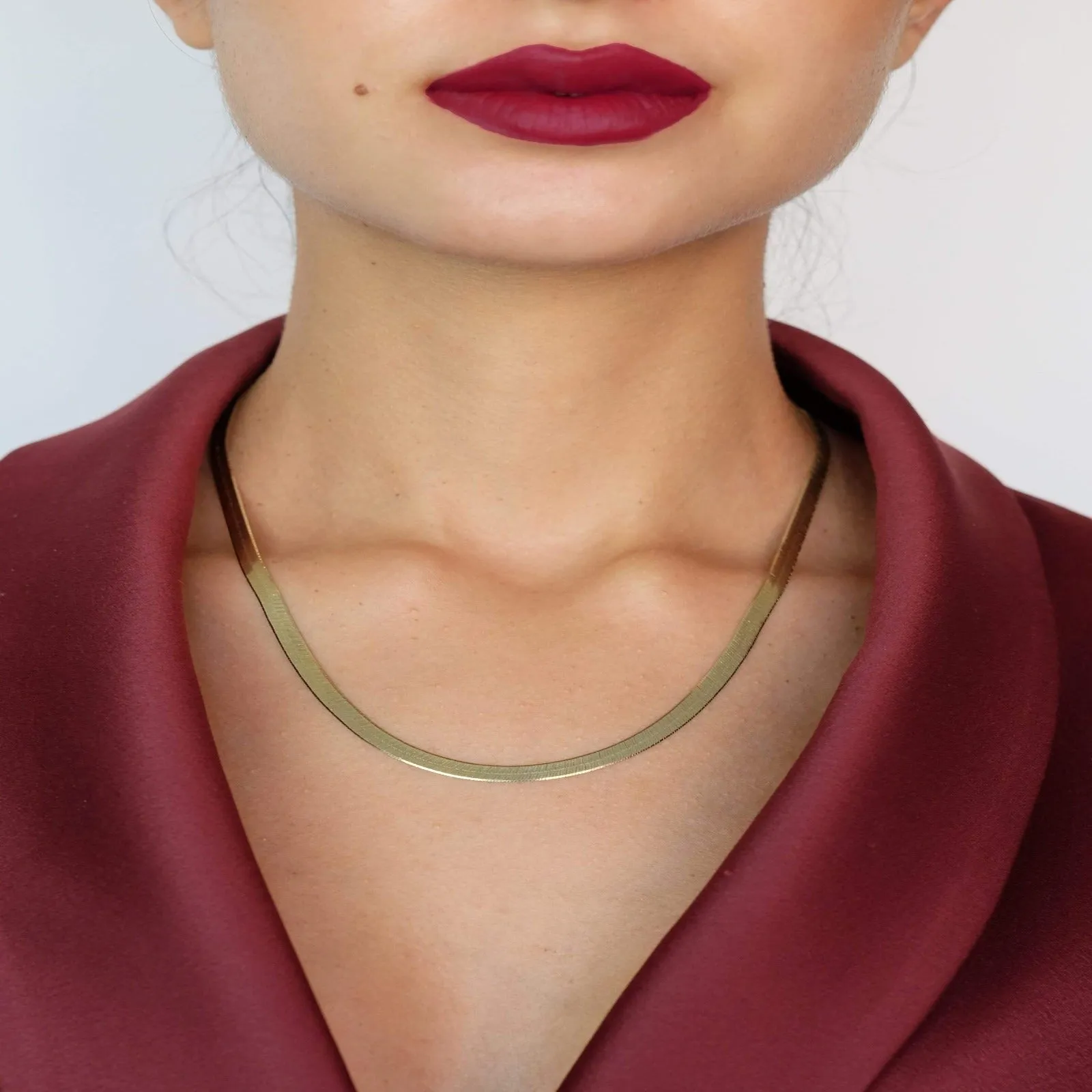 Harper Herringbone Necklace