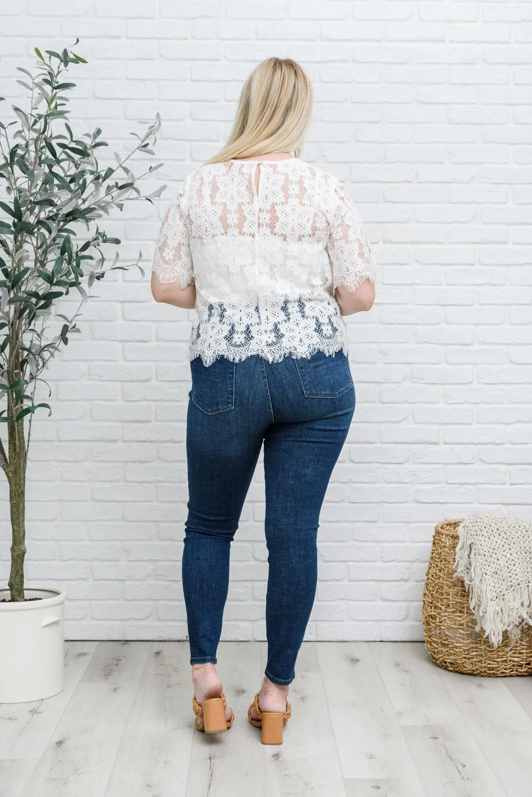 Hazel Blues® | Lace of My Heart Top