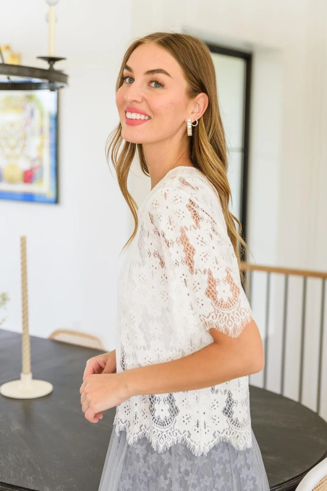 Hazel Blues® | Lace of My Heart Top