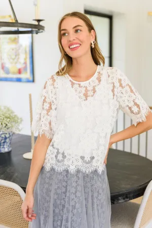 Hazel Blues® | Lace of My Heart Top