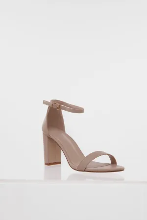 HELLO MOLLY Classic Style Heels Nude PU