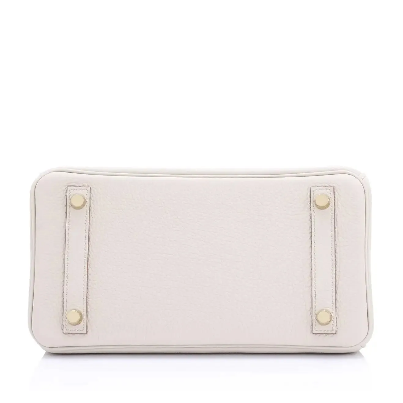 Hermes Beton 25cm Togo Gold Hardware Off White Baby Birkin Bag U Stamp, 2022