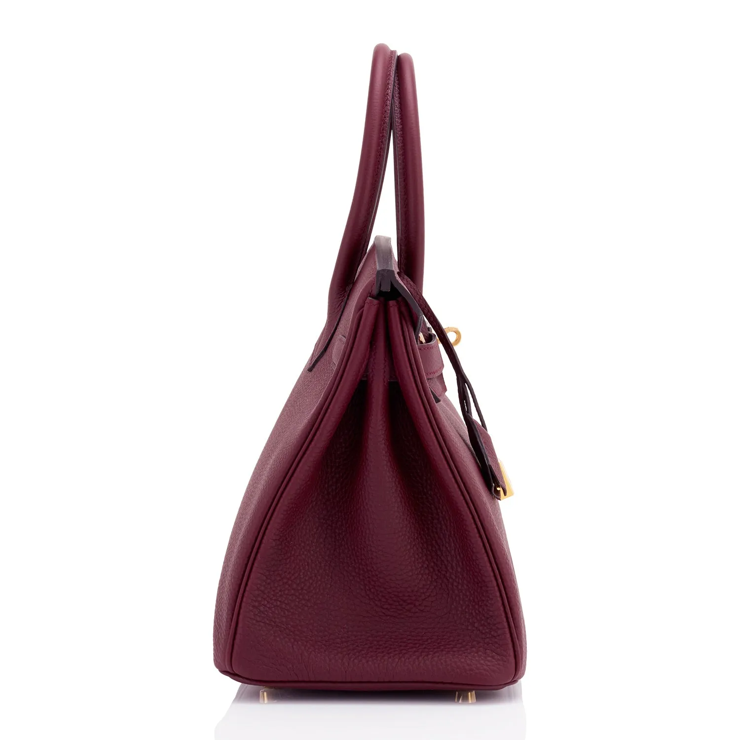 Hermes Bordeaux 30cm Birkin Togo Gold Hardware