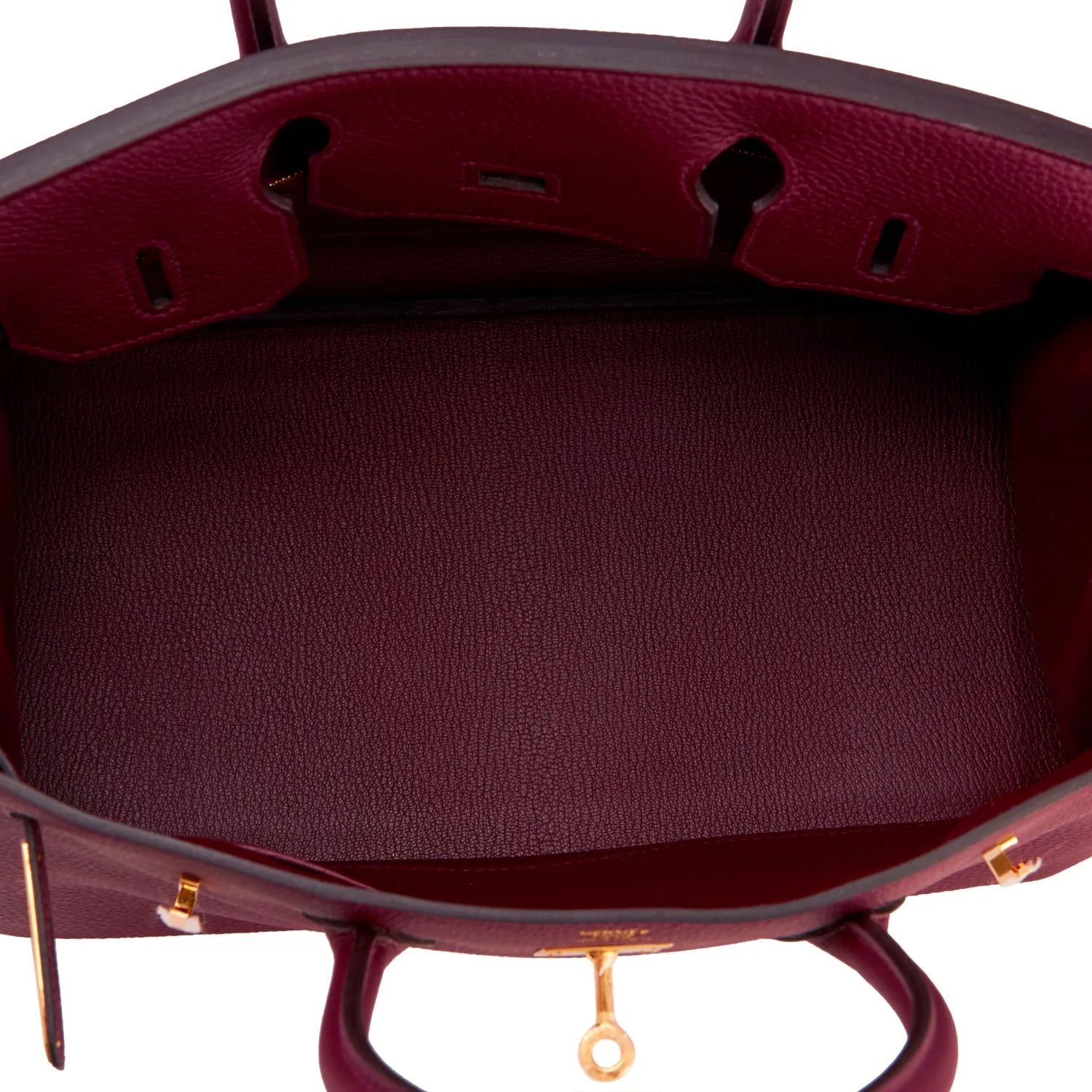 Hermes Bordeaux 30cm Birkin Togo Gold Hardware