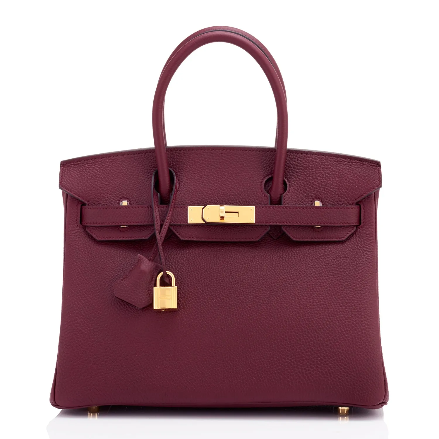 Hermes Bordeaux 30cm Birkin Togo Gold Hardware