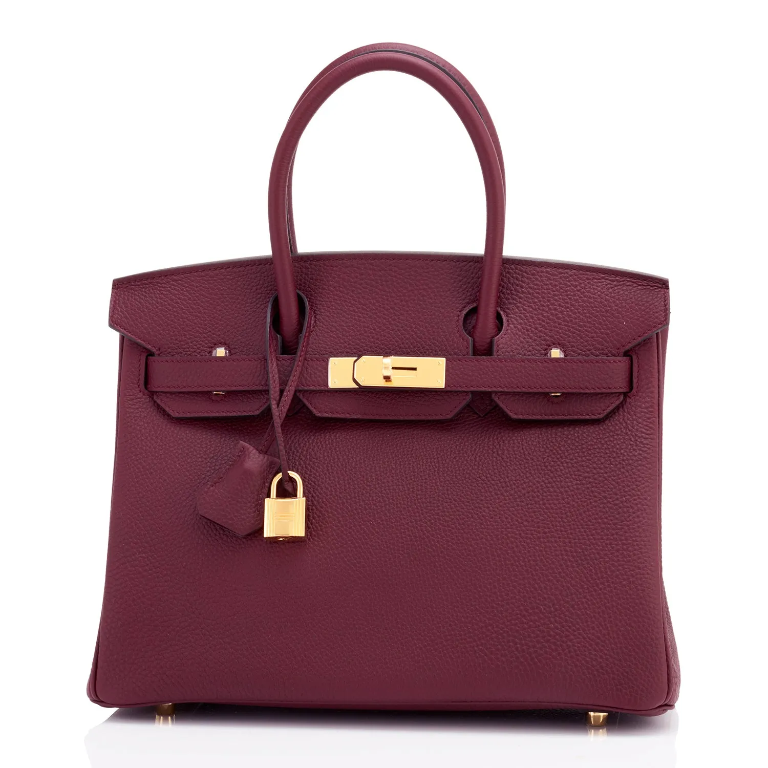 Hermes Bordeaux 30cm Birkin Togo Gold Hardware