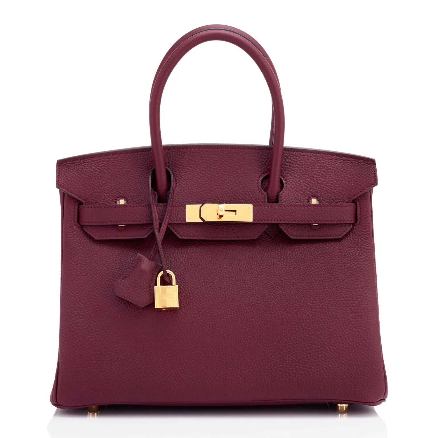 Hermes Bordeaux 30cm Birkin Togo Gold Hardware