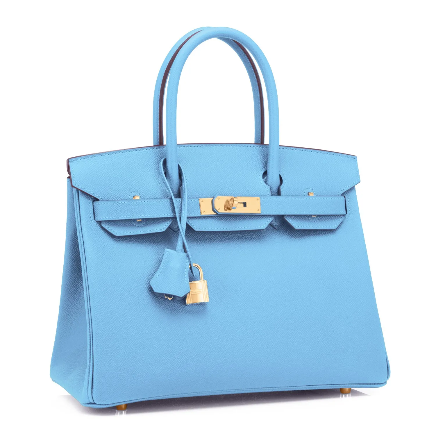 Hermes Celeste Birkin 30 Epsom Gold Hardware