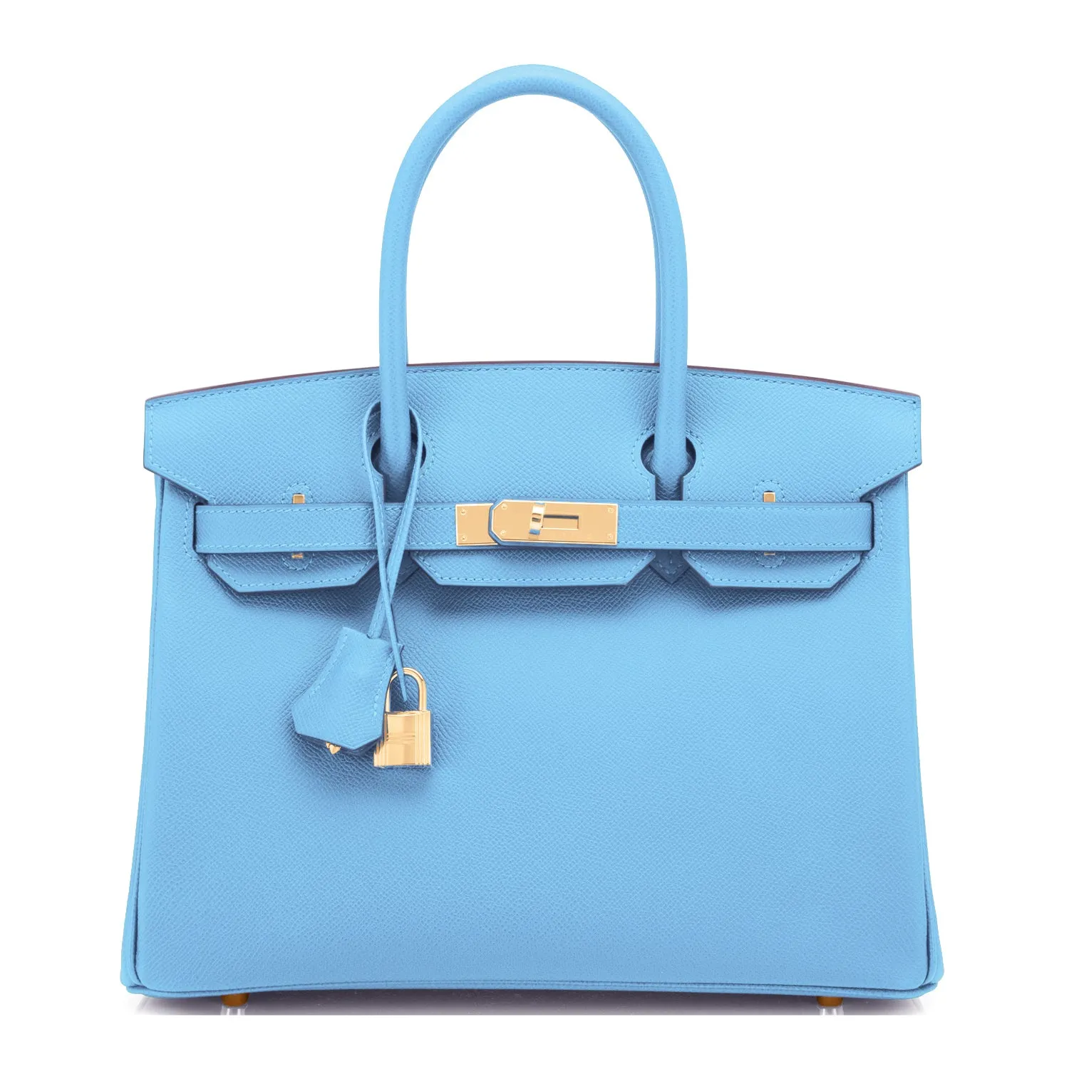 Hermes Celeste Birkin 30 Epsom Gold Hardware