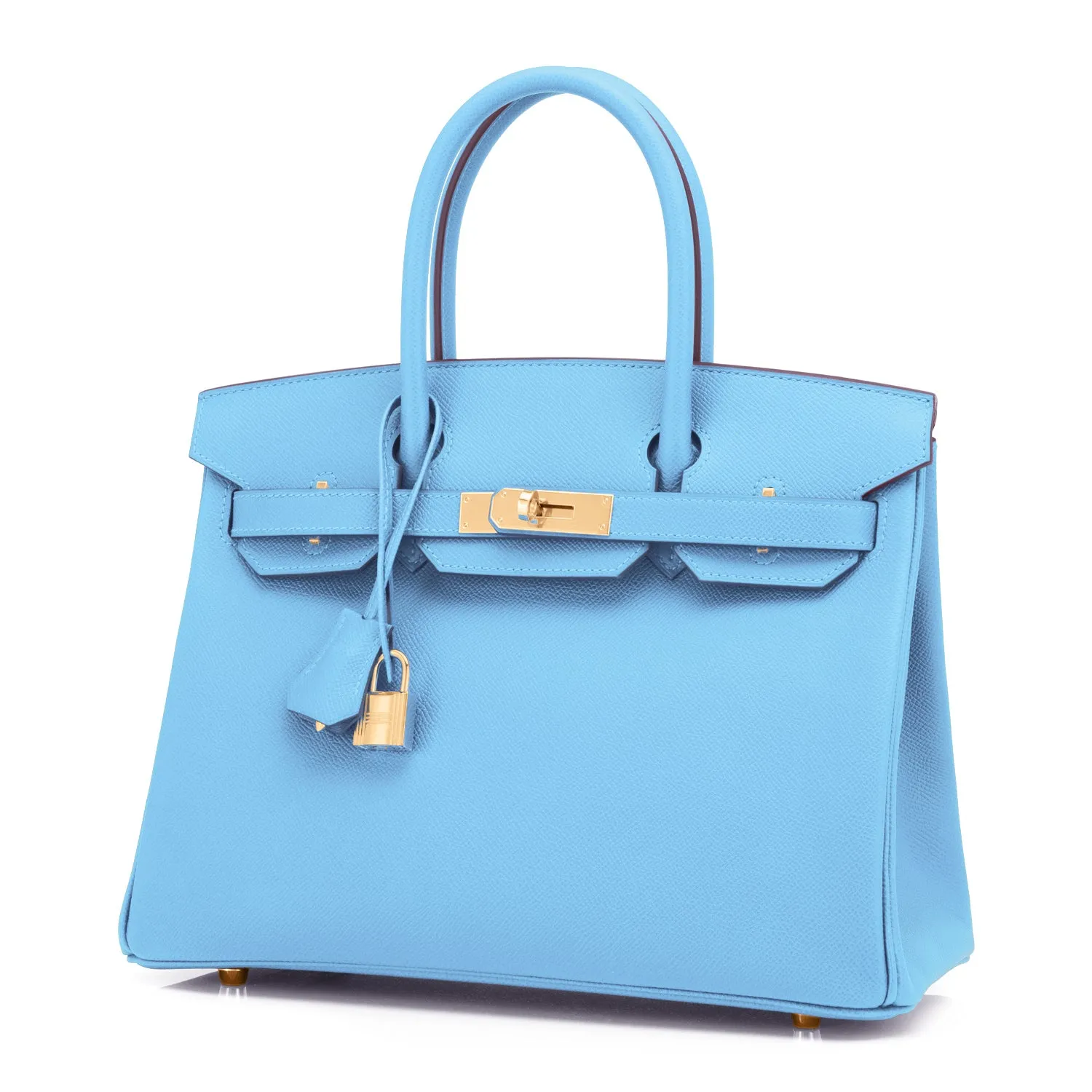 Hermes Celeste Birkin 30 Epsom Gold Hardware