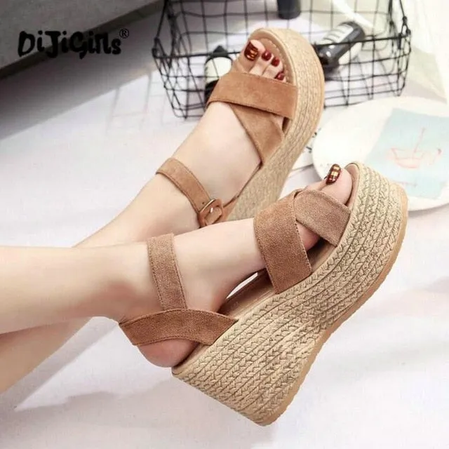 High Heel Platform Sandals