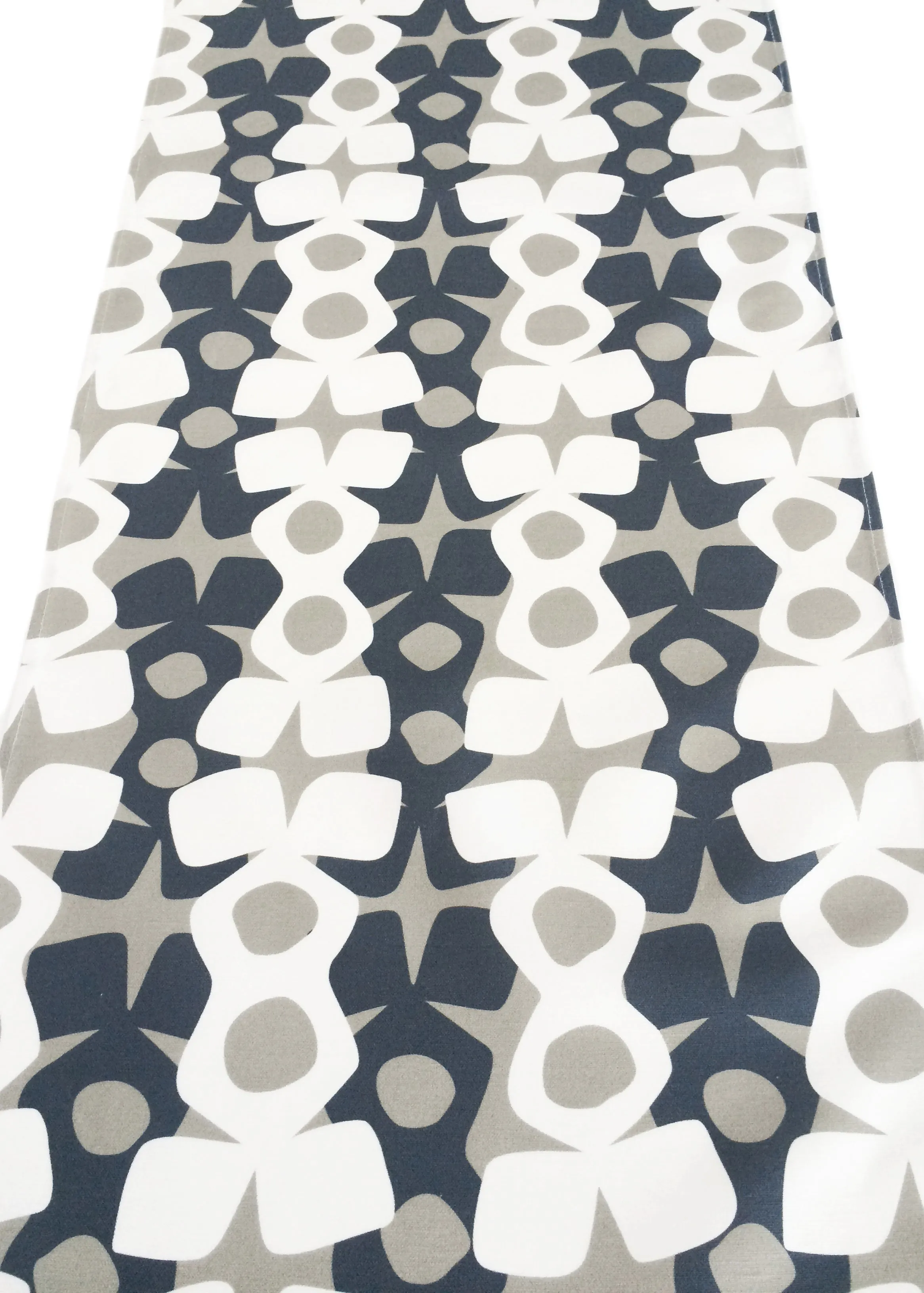 Hoop Linen Cotton Table Runner (14x90) – Ink