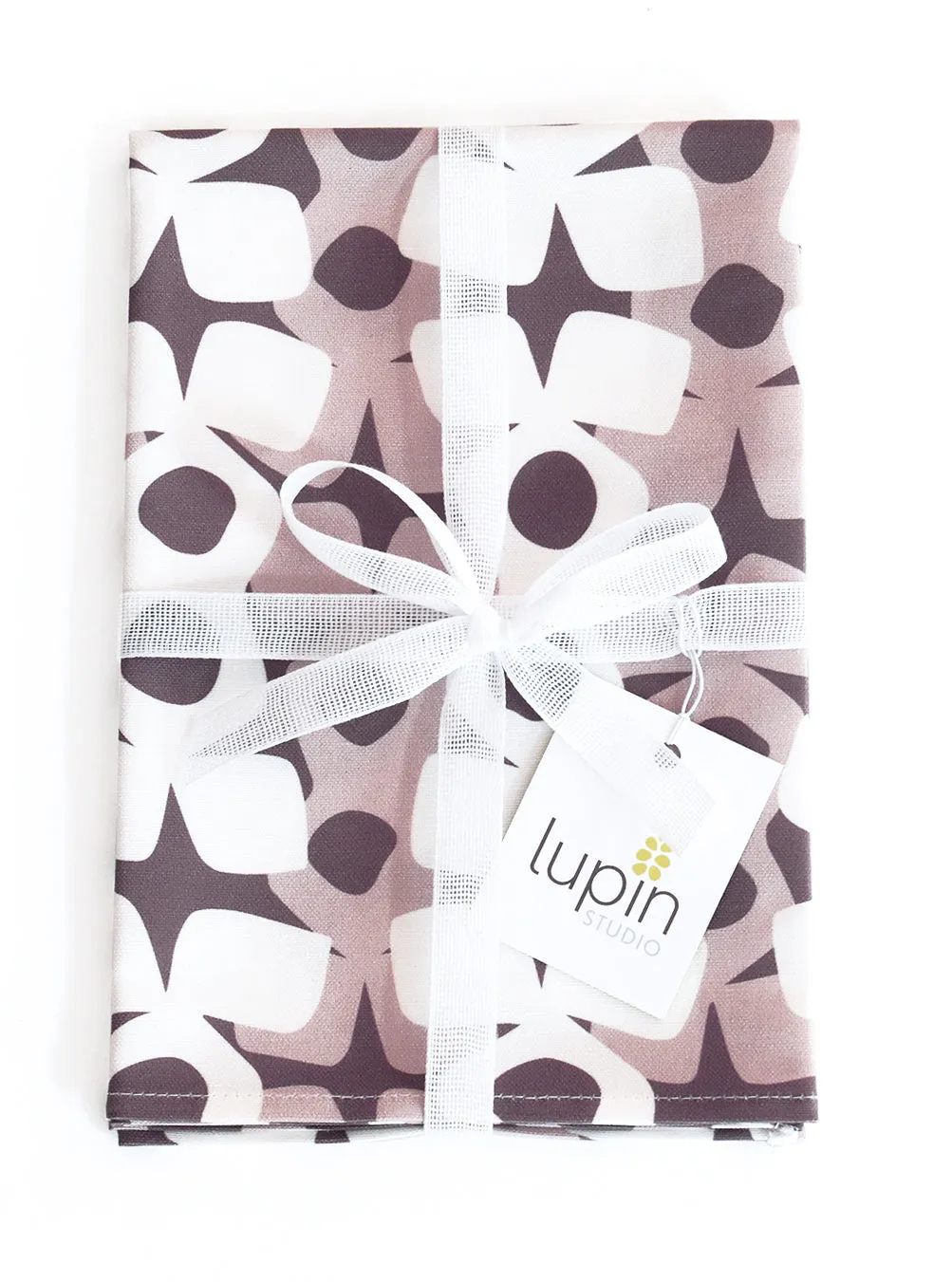 Hoop Linen Cotton Tea Towel (18.5x25) – Heather