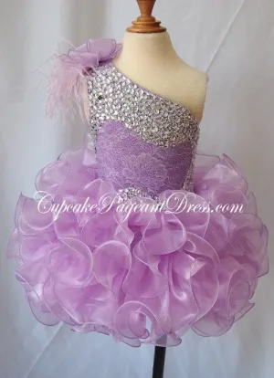 Infant/toddler/baby/children/kids Girl's Feather Pageant Dress for birthday,gift,party