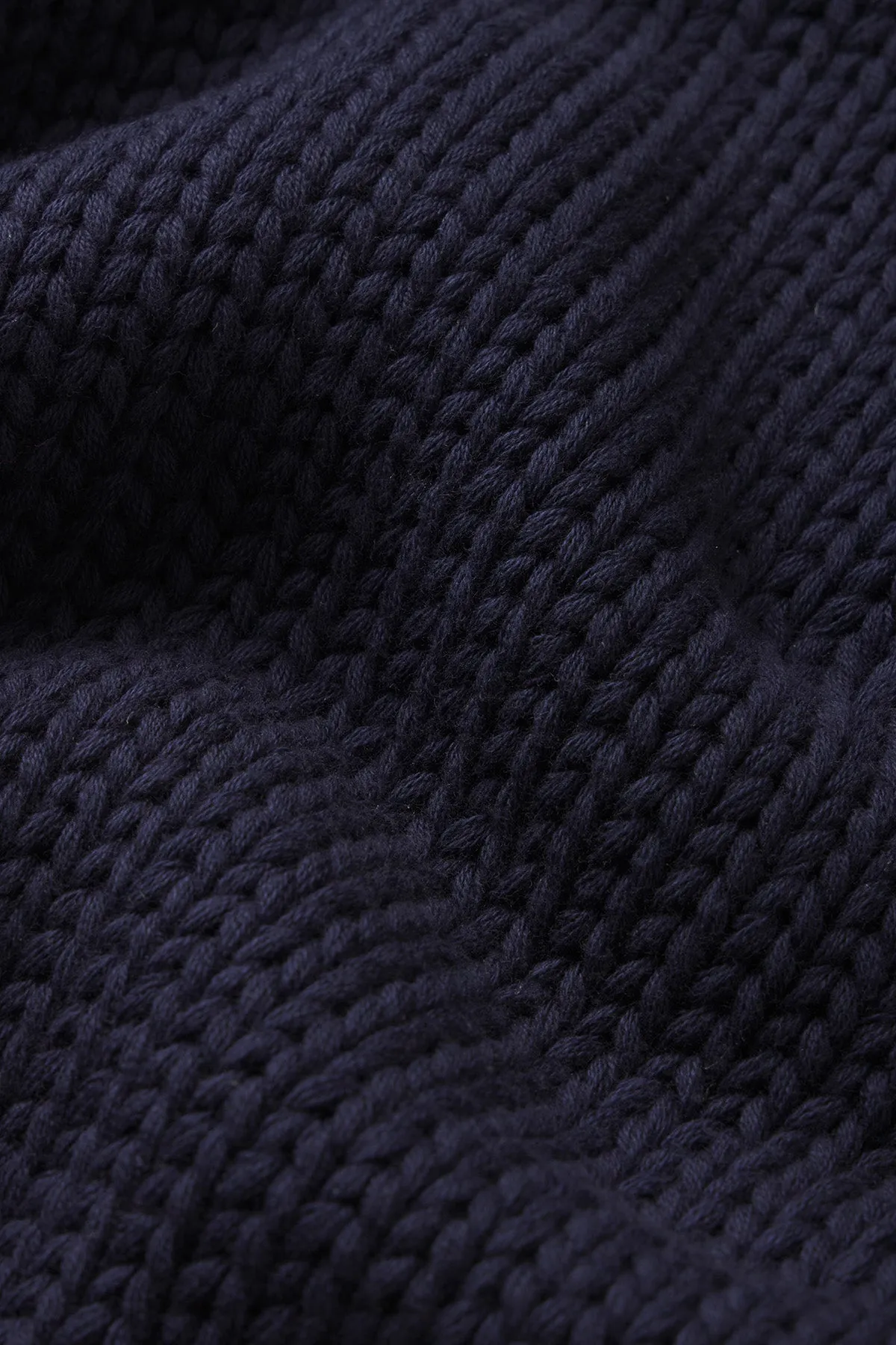 Jane Cotton Sweater in English Navy