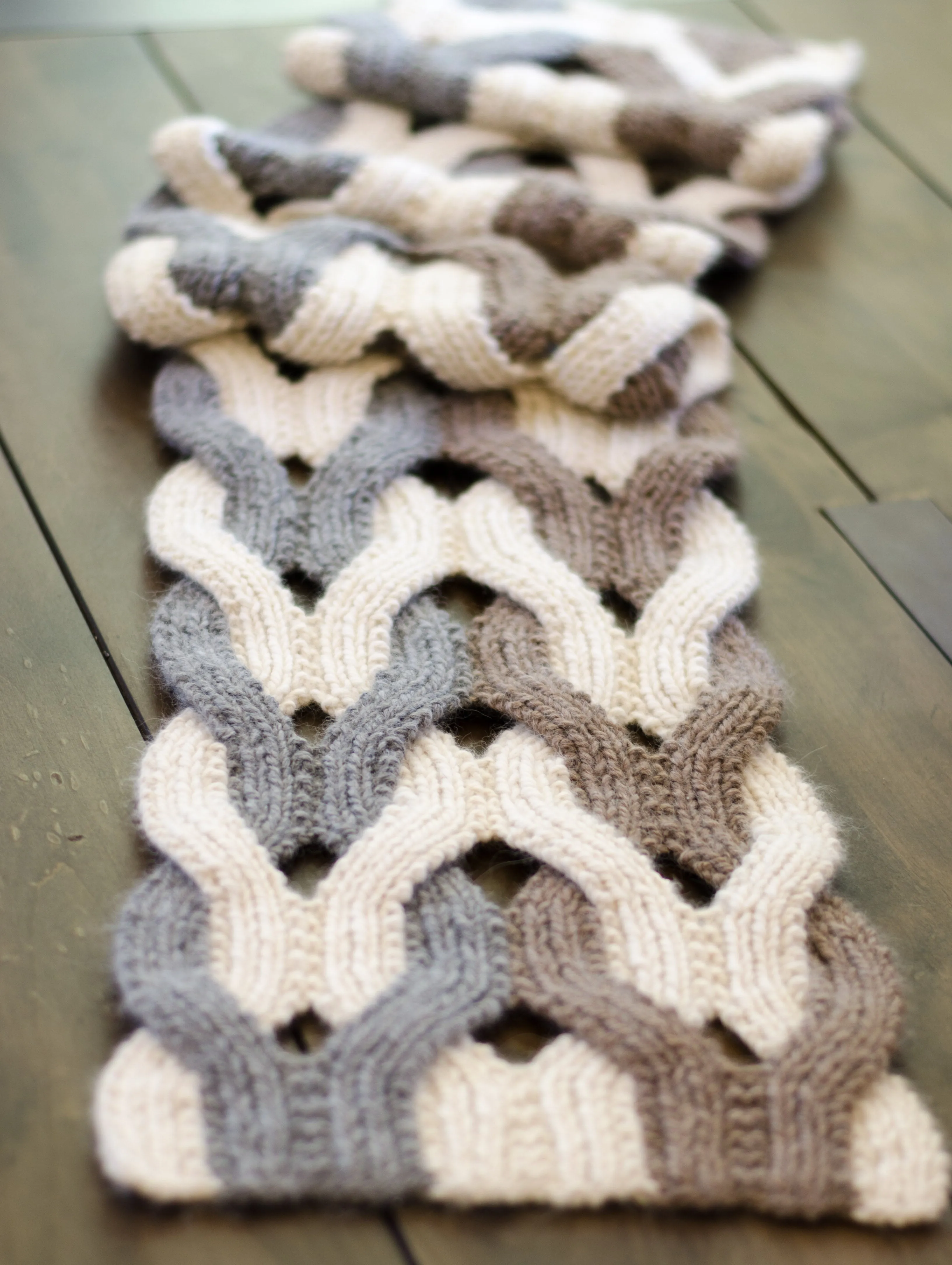 Japanese Weave Wrap PDF Knitting Pattern