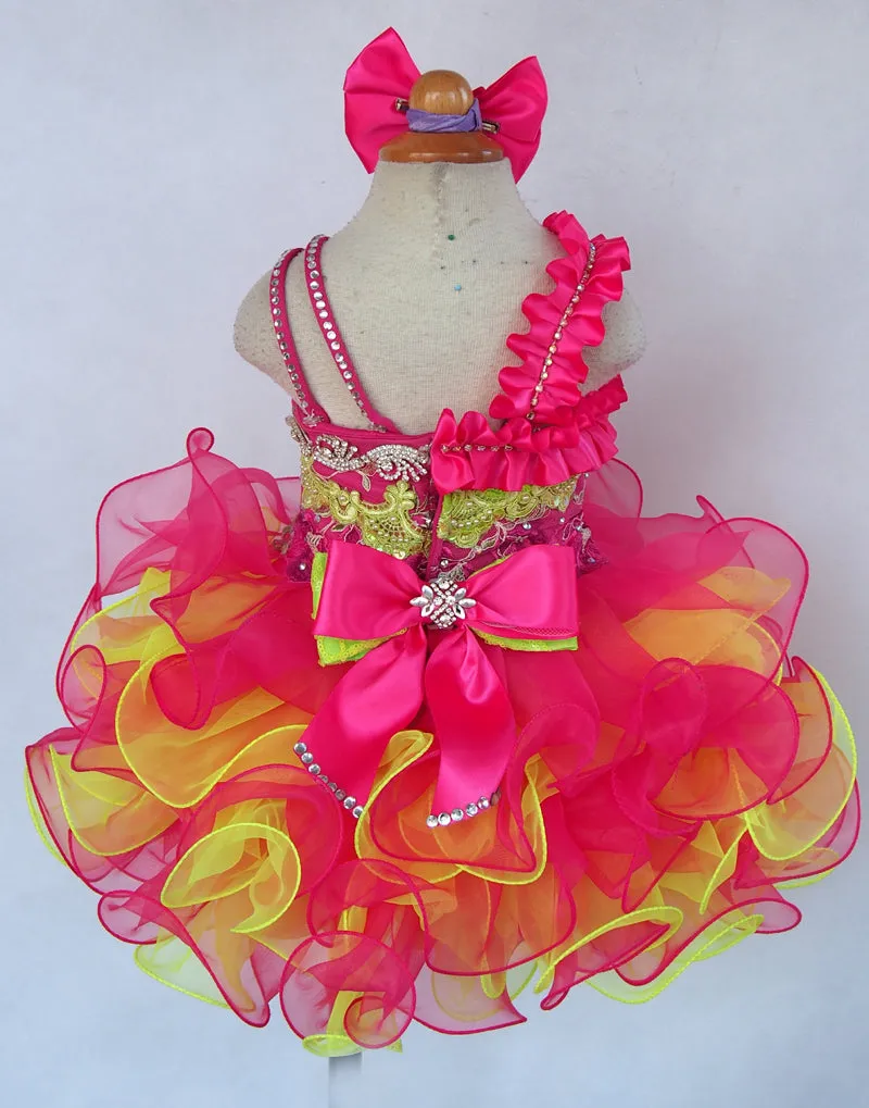 Jennifer Wu Toddler/Baby Girl/Infant Charming Baby Pageant Dress With Hair bow