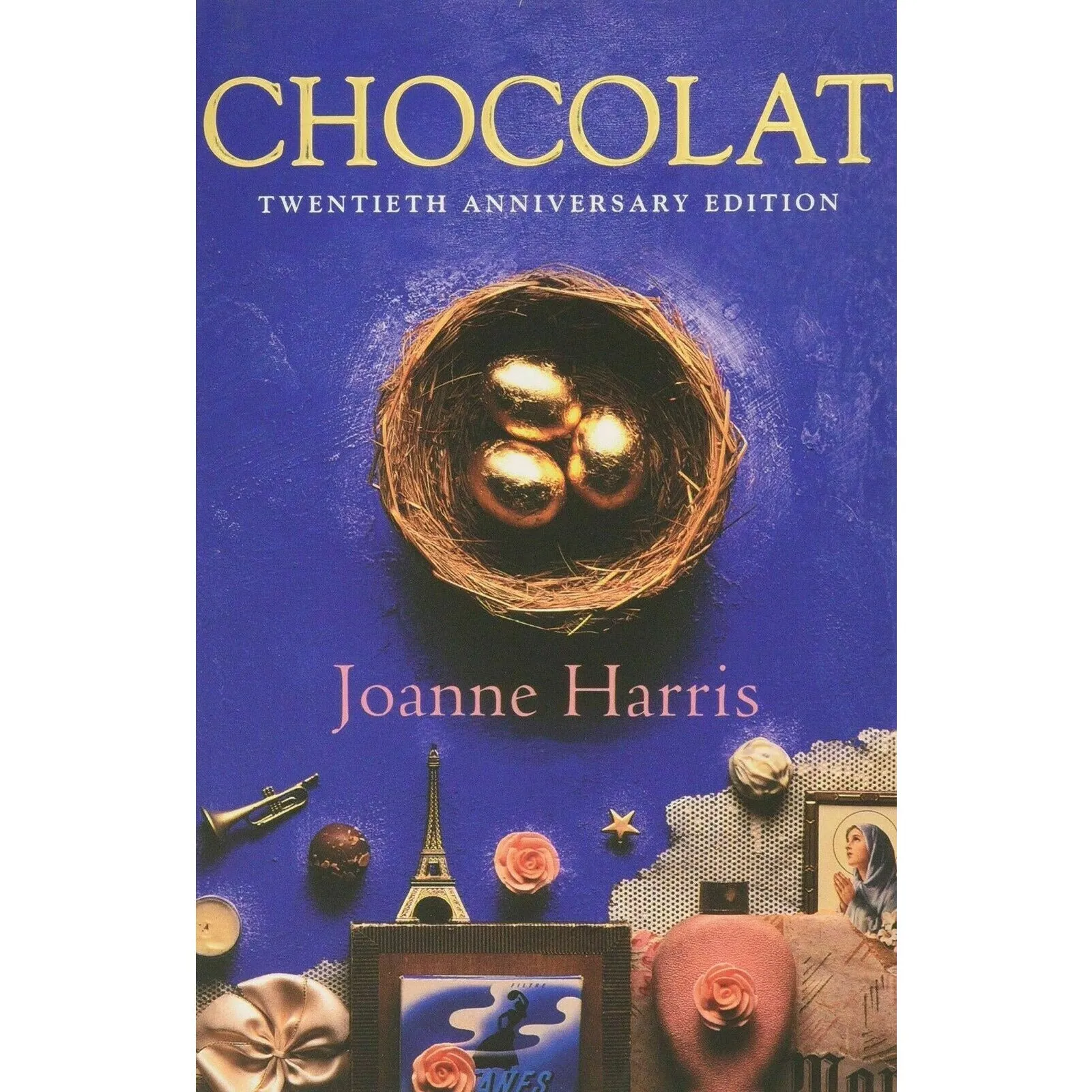 Joanne Harris Chocolat Series 4 Books Collection Set (Chocolat, The Lollipop Shoes, Peaches for Monsieur le Curé, The Strawberry Thief)