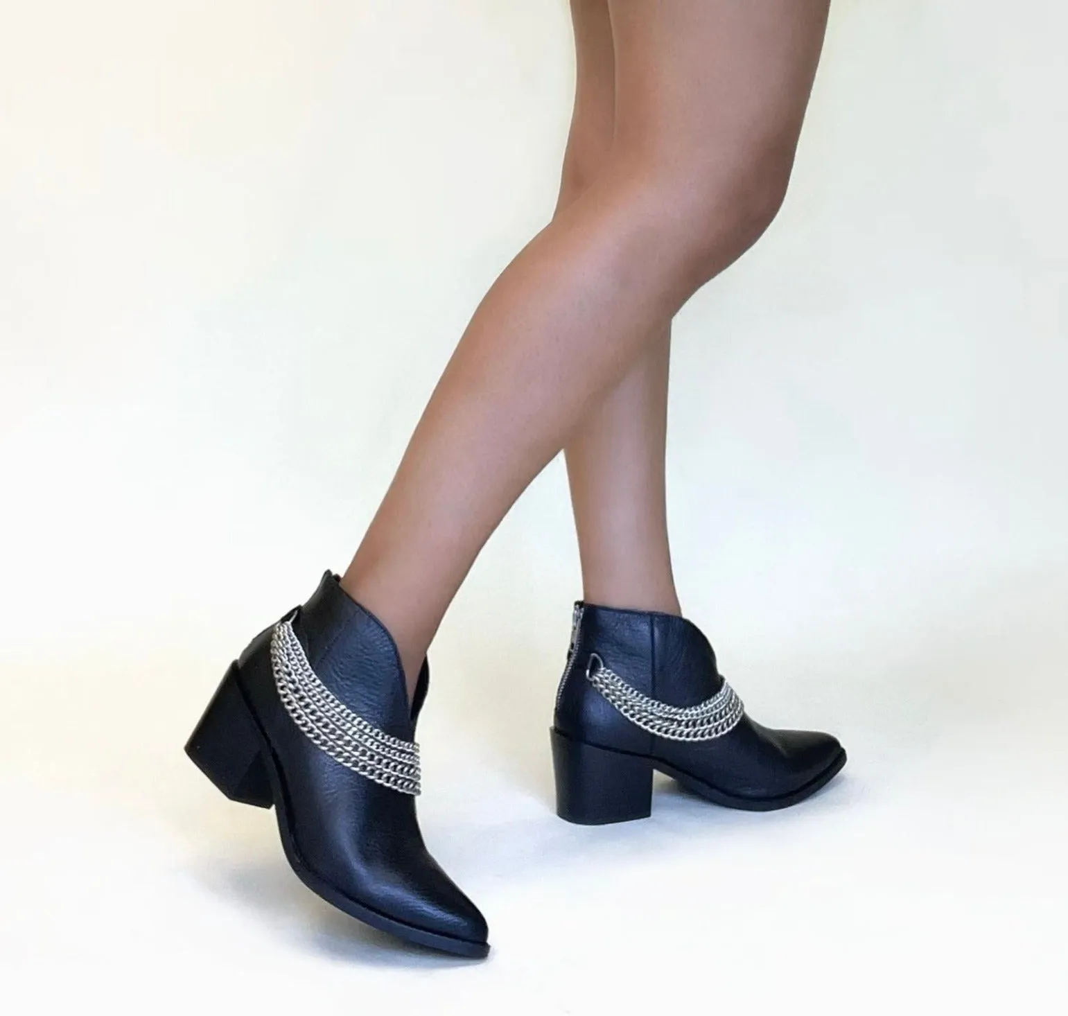 Josephine Chained Western Bootie