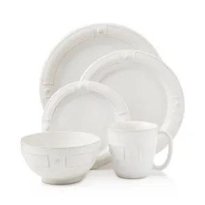 Juliska Berry & Thread French Panel Whitewash 5pc Setting