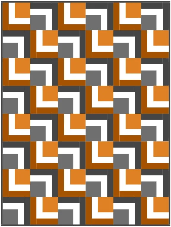 Key Cabin Quilt Block Pattern