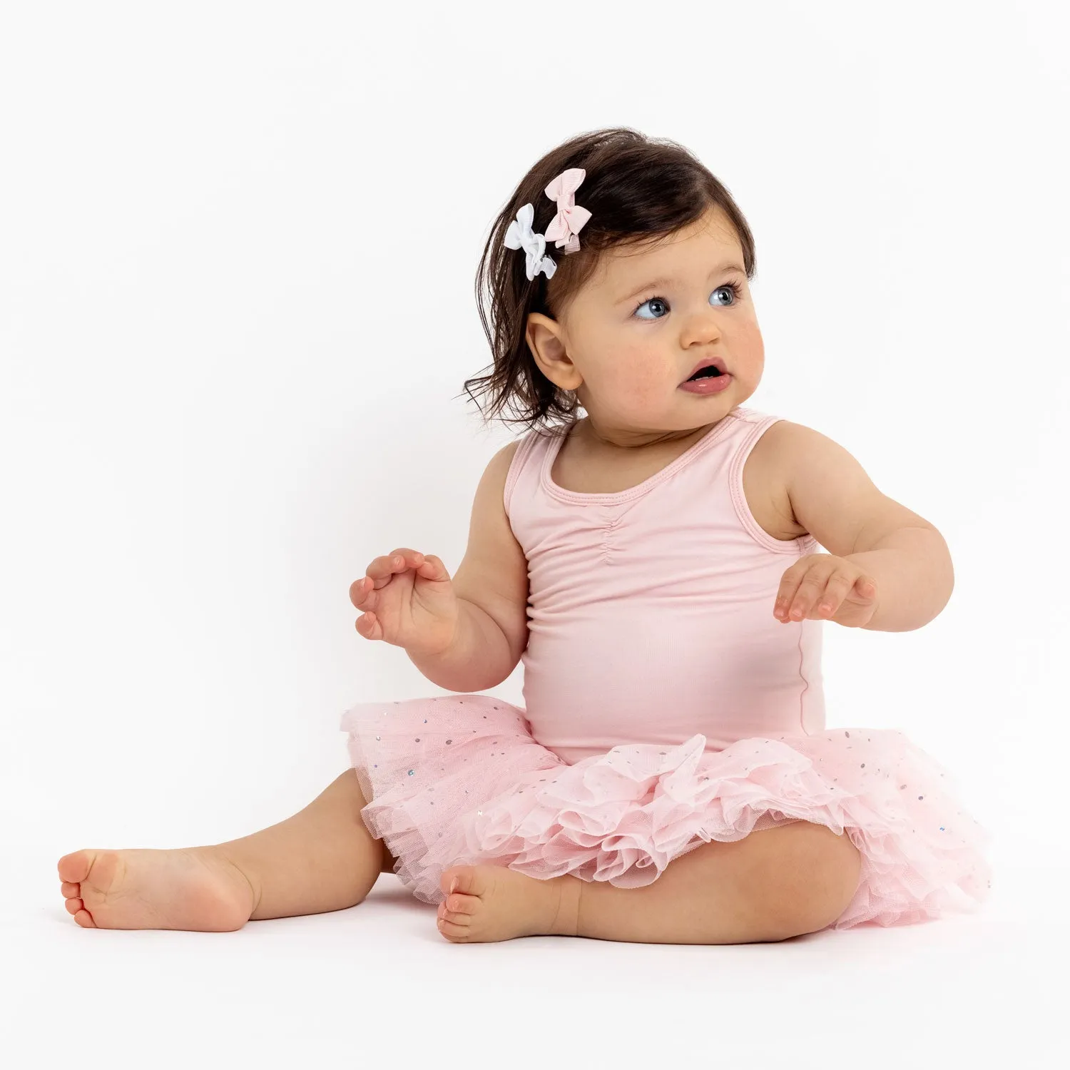 Kiera: Baby Ballet Summer Onesie with Snaps