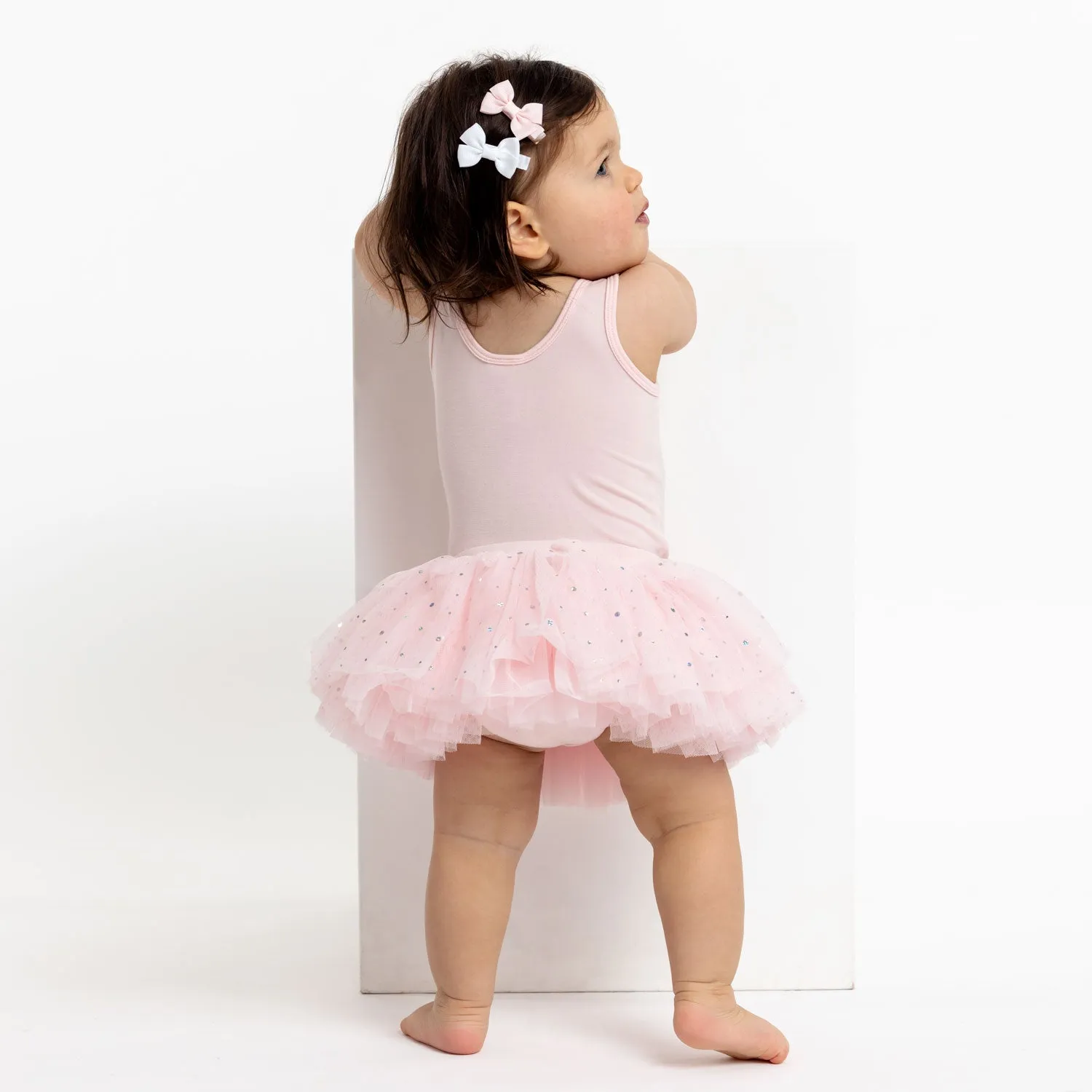 Kiera: Baby Ballet Summer Onesie with Snaps