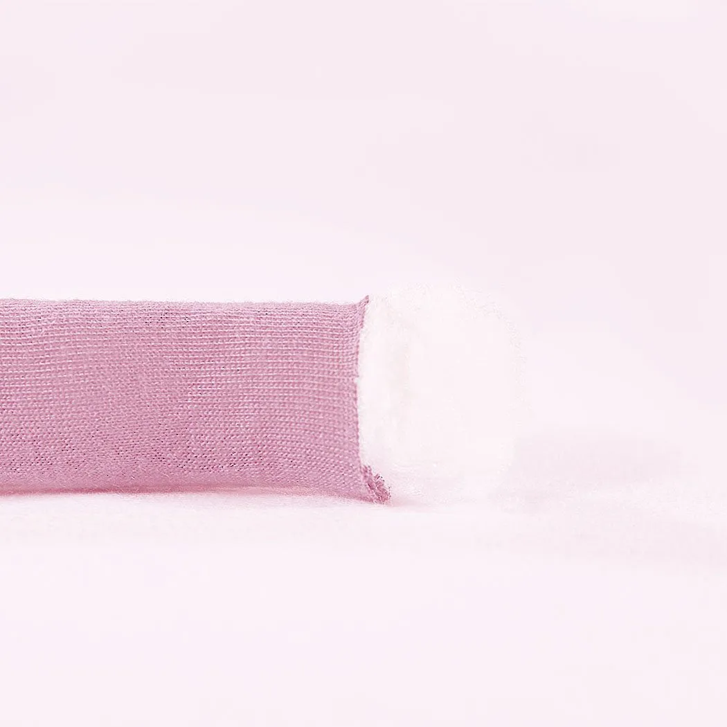 Knitted Weighted Blanket Chunky Bulky Knit Throw Blanket 6.5KG Pink