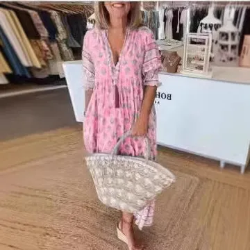 LAOISE™ - Boho Midi Dress